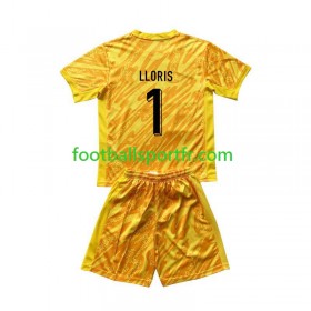 Tenue France Hugo Lloris 1 Gardien Enfant Domicile UEFA Euro 2024 Maillot de Foot